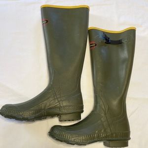 LaCrosse Grange Boots Green Rubber Size M/8 W/10